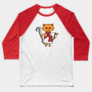 Red Meowlolo Baseball T-Shirt